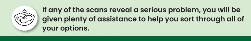 If any of the scans reveal a serious problem, you will be given plenty of assistance to help you sort through all of your options.