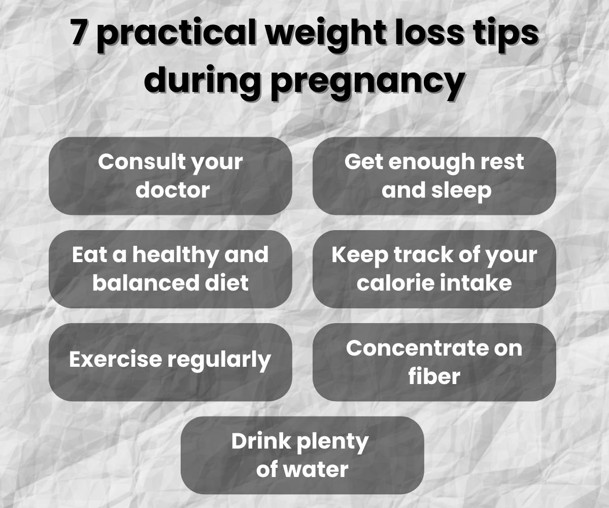 7 tips for weight loss during pregnancy