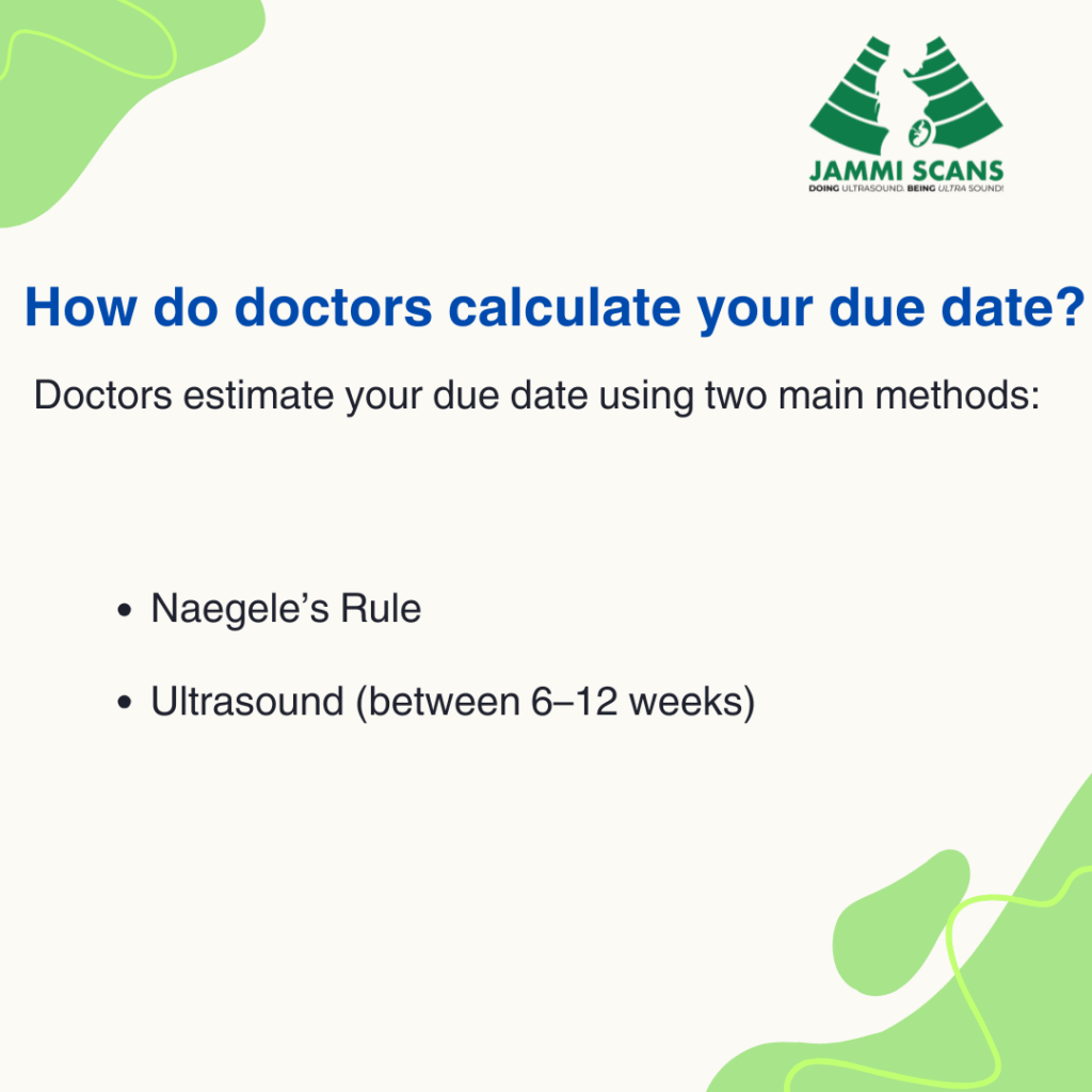 How do doctors calculate your due date